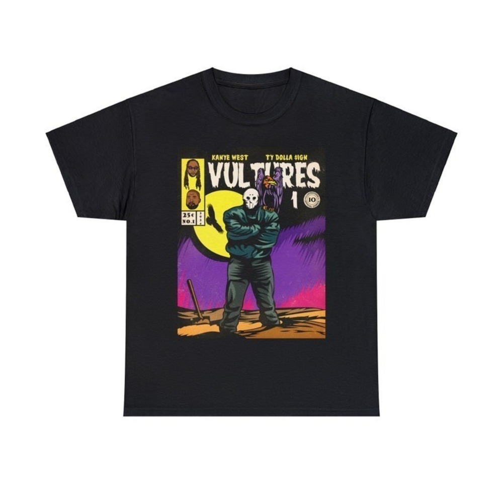 Vultures 1 Kanye West Ty Dolla Sign Albumcomic Artwork T Shirt